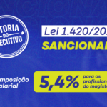Município sanciona lei de recomposição salarial para profissionais do magistério