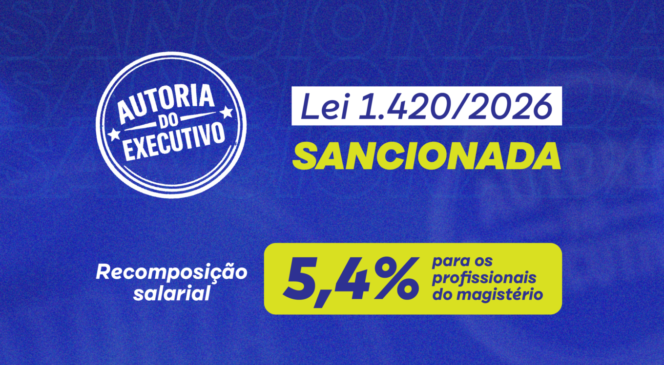 Município sanciona lei de recomposição salarial para profissionais do magistério
