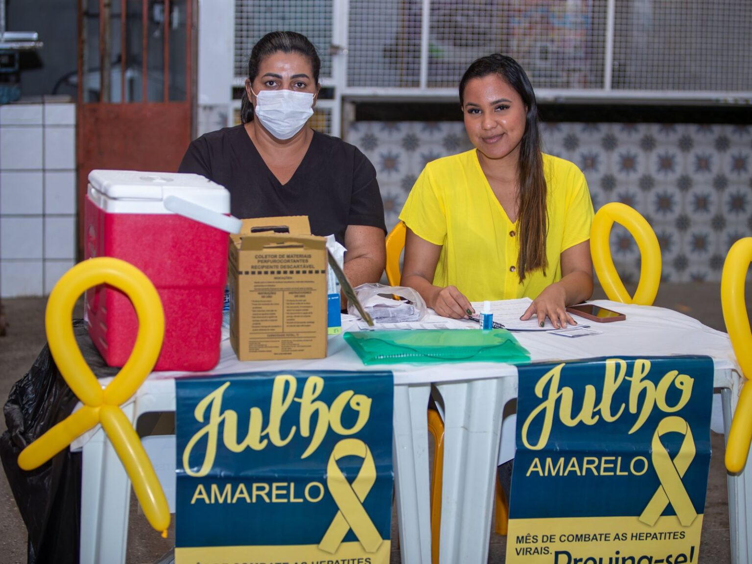 Leia mais sobre o artigo Julho Amarelo: ação no Mercado Municipal amplia acesso à testagem e orientações sobre hepatites virais